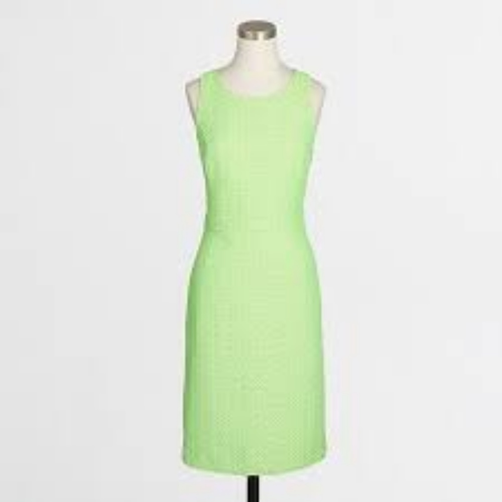 Lime Tweed J. Crew Dress